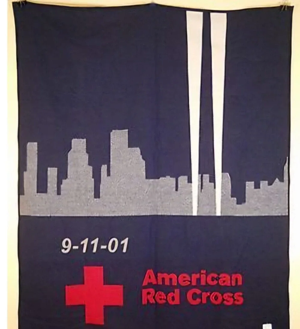 9/11 Pendleton Woolen Mills Commemorative Rare Lmtd Edition Red Cross Blanket